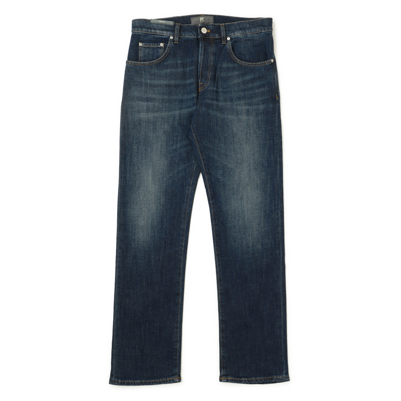 パノ・ピラディーノ！ MC888スルーネック！コンディション良品！ PT TORINO DENIM ピーティートリノ メンズ デニム レギュラー コットン